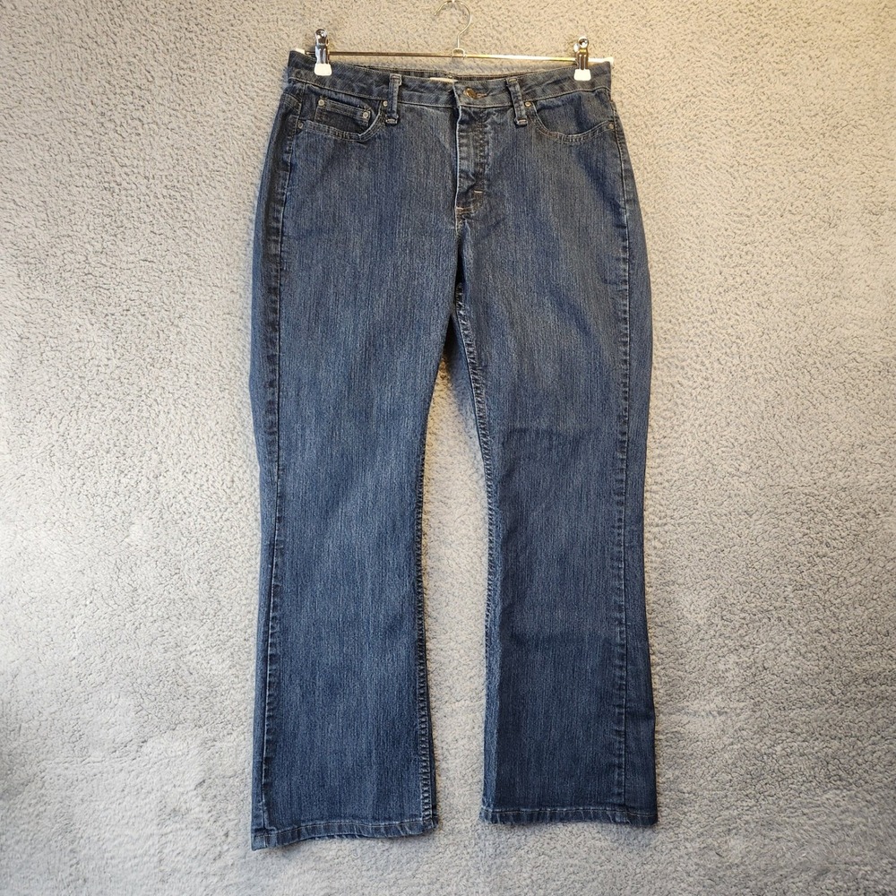 Riders by Lee Jeans Womens Size 10P (Fits 32x28) Bootcut Dark Wash Pockets